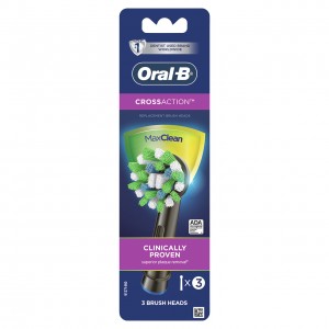 Oral-B CrossAction Andra borsthuvuden Svarta | SE_OB31122