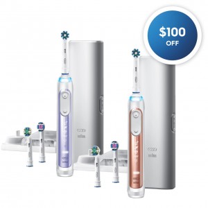 Oral-B Genius 7500 Rechargeable Genius-serien Lila Rosa Guld | SE_OB18972